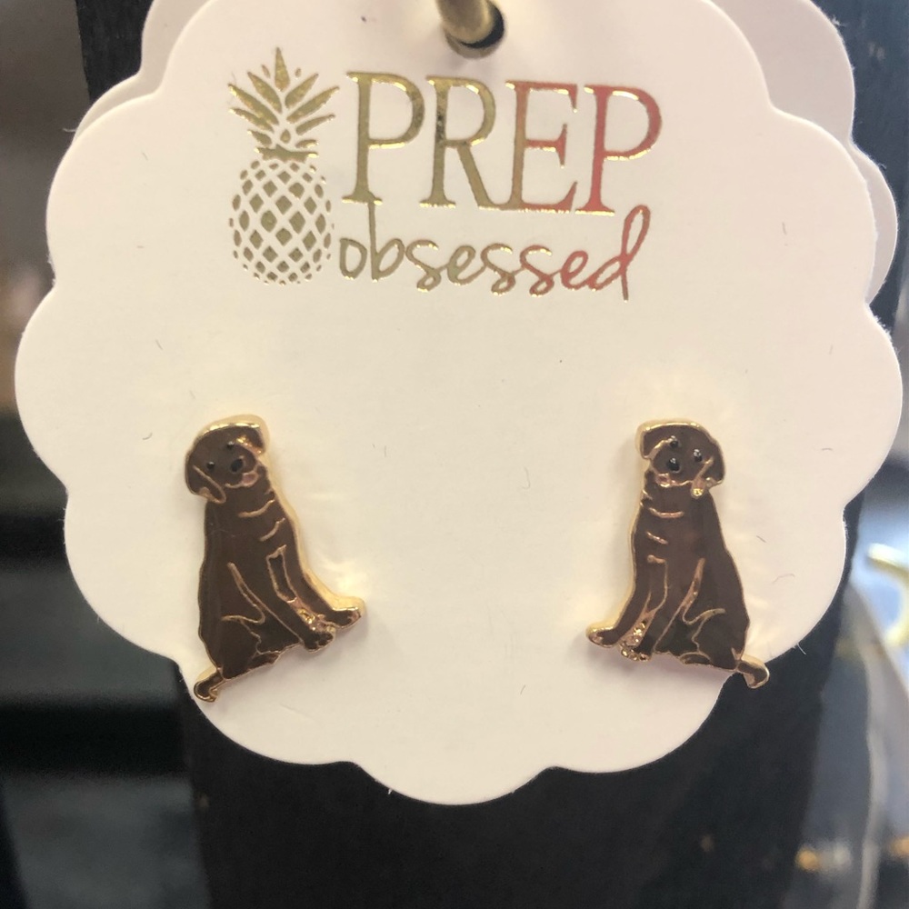 Labrador earrings